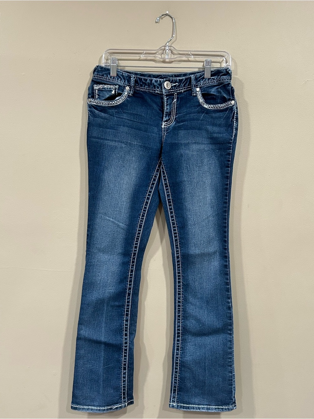 Maurices Mid Rise Womens Blue Jeans Sz 5/6 Short
